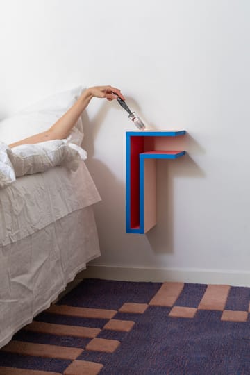 F-shelf Play DIY vägghylla - Pine, right - Maze