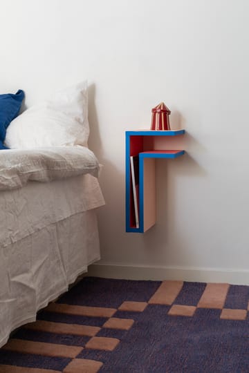 F-shelf Play DIY vägghylla - Pine, right - Maze
