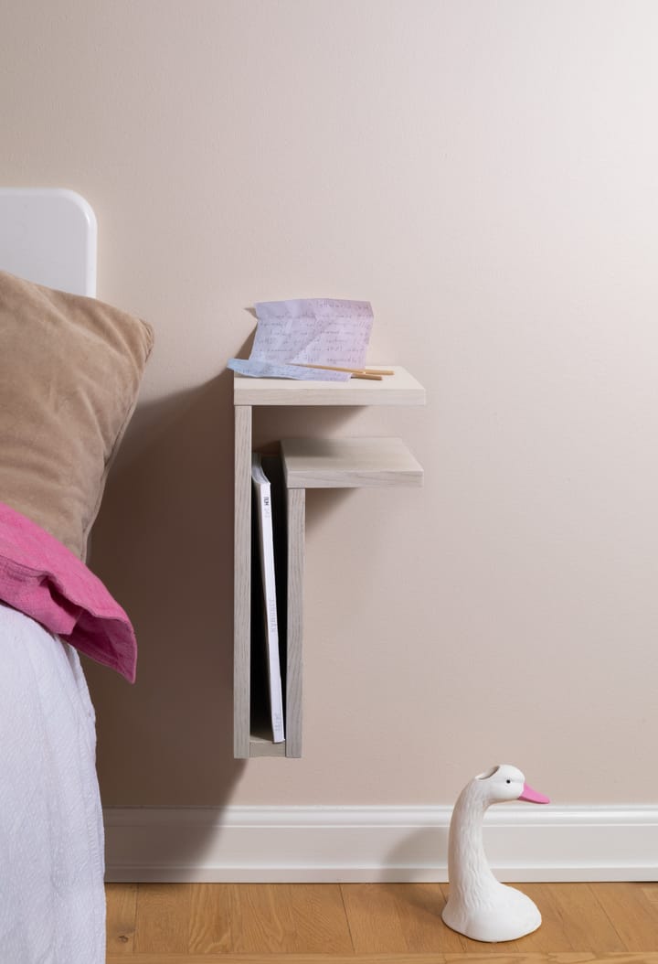 F-shelf vägghylla white oak, Hylla åt höger Maze