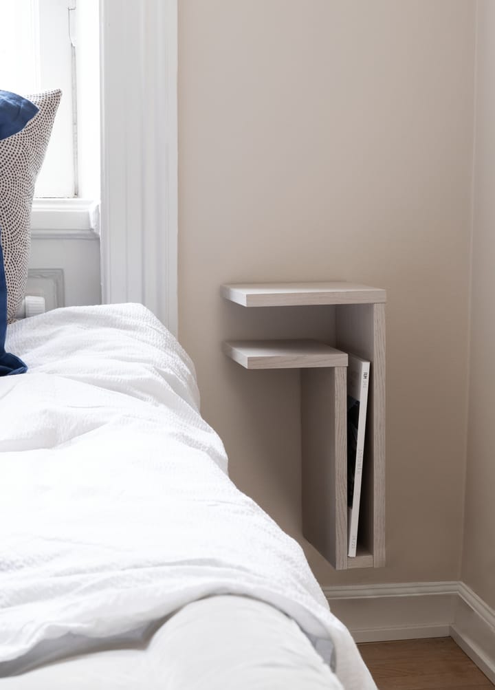 F-shelf vägghylla white oak, Hylla åt vänster Maze