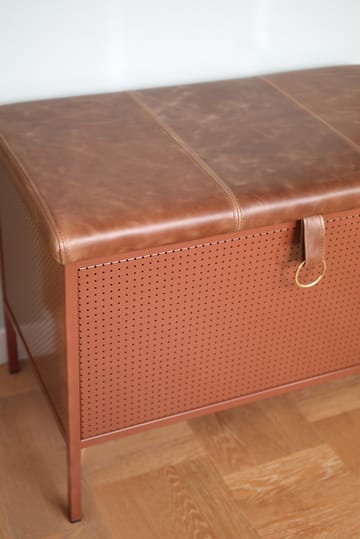 Frank förvaringsbänk - Cinnamon-vintage cognac - Maze
