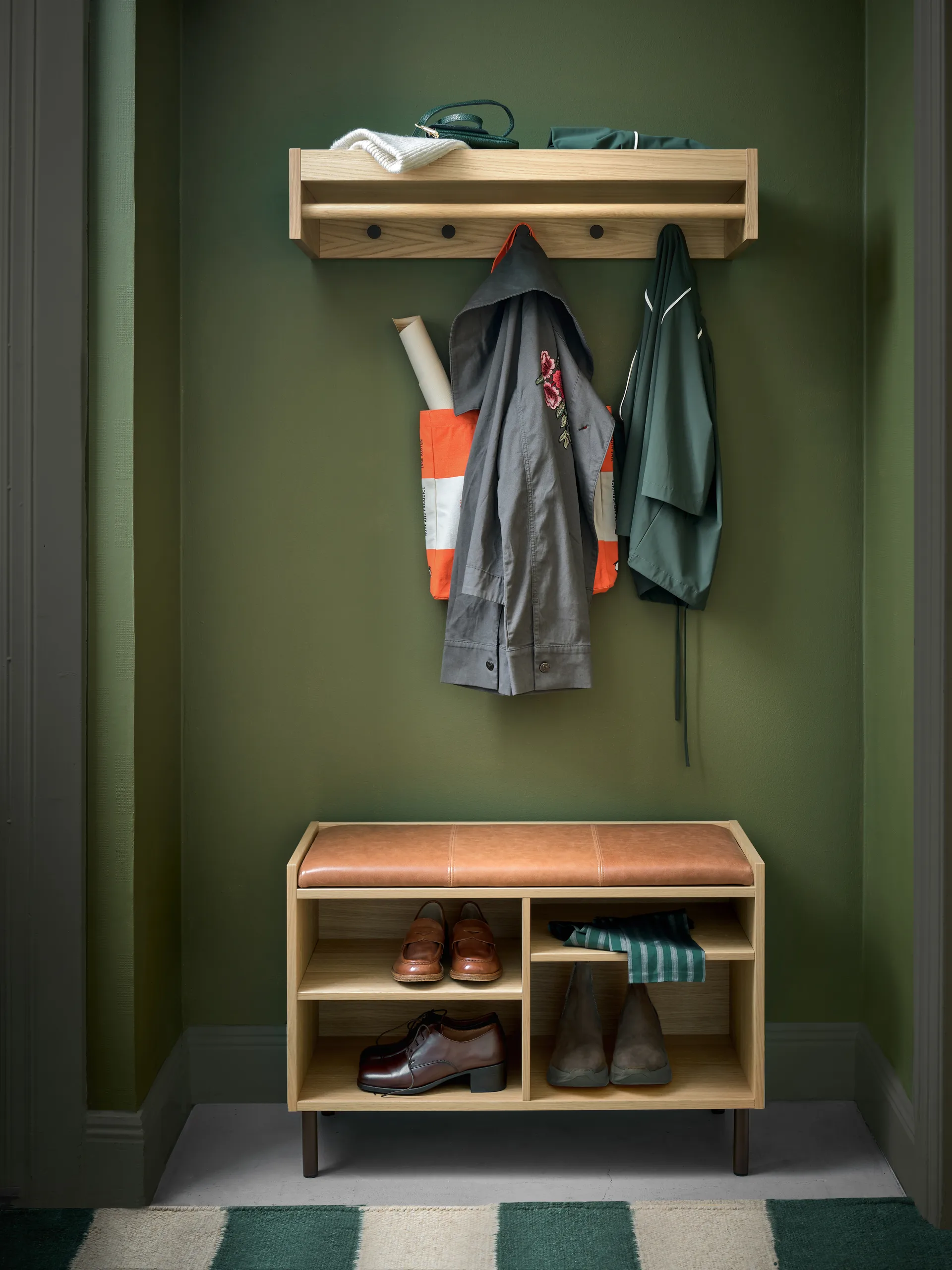 Gentle förvaringsbänk, Ek, 78x53x35 cm Maze