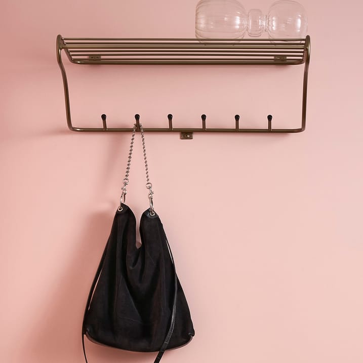 Hat Rack hatthylla, mässing Maze