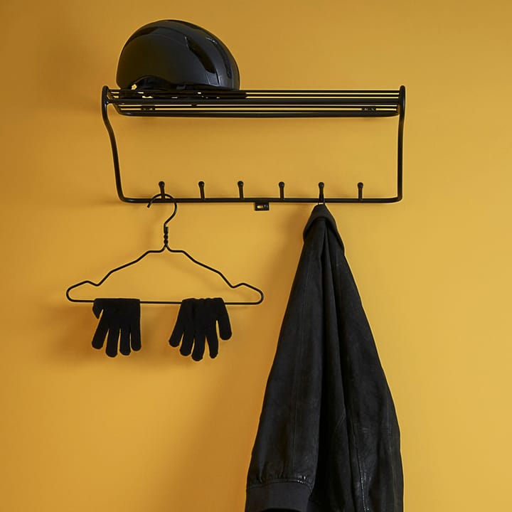 Hat Rack hatthylla, svart Maze