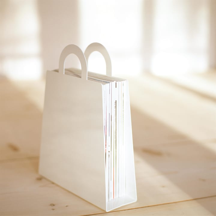MagBag tidningsställ, vit Maze