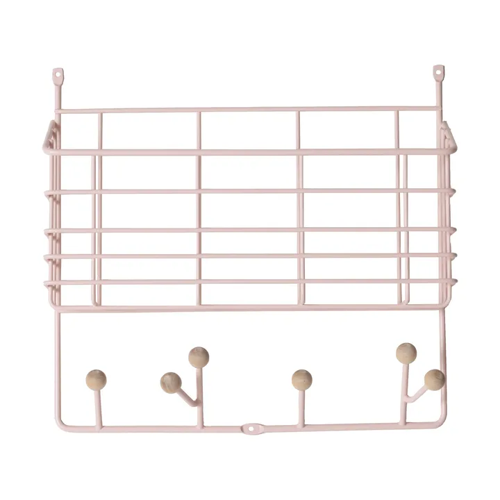 Mitten shelf hylla junior - Pale pink, 38,6x35,2x8,6 cm - Maze