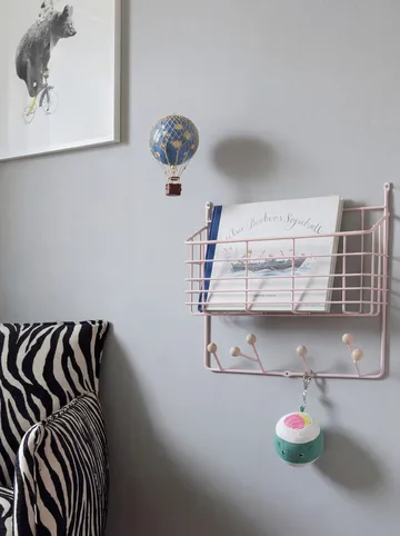 Mitten shelf hylla junior - Pale pink, 38,6x35,2x8,6 cm - Maze