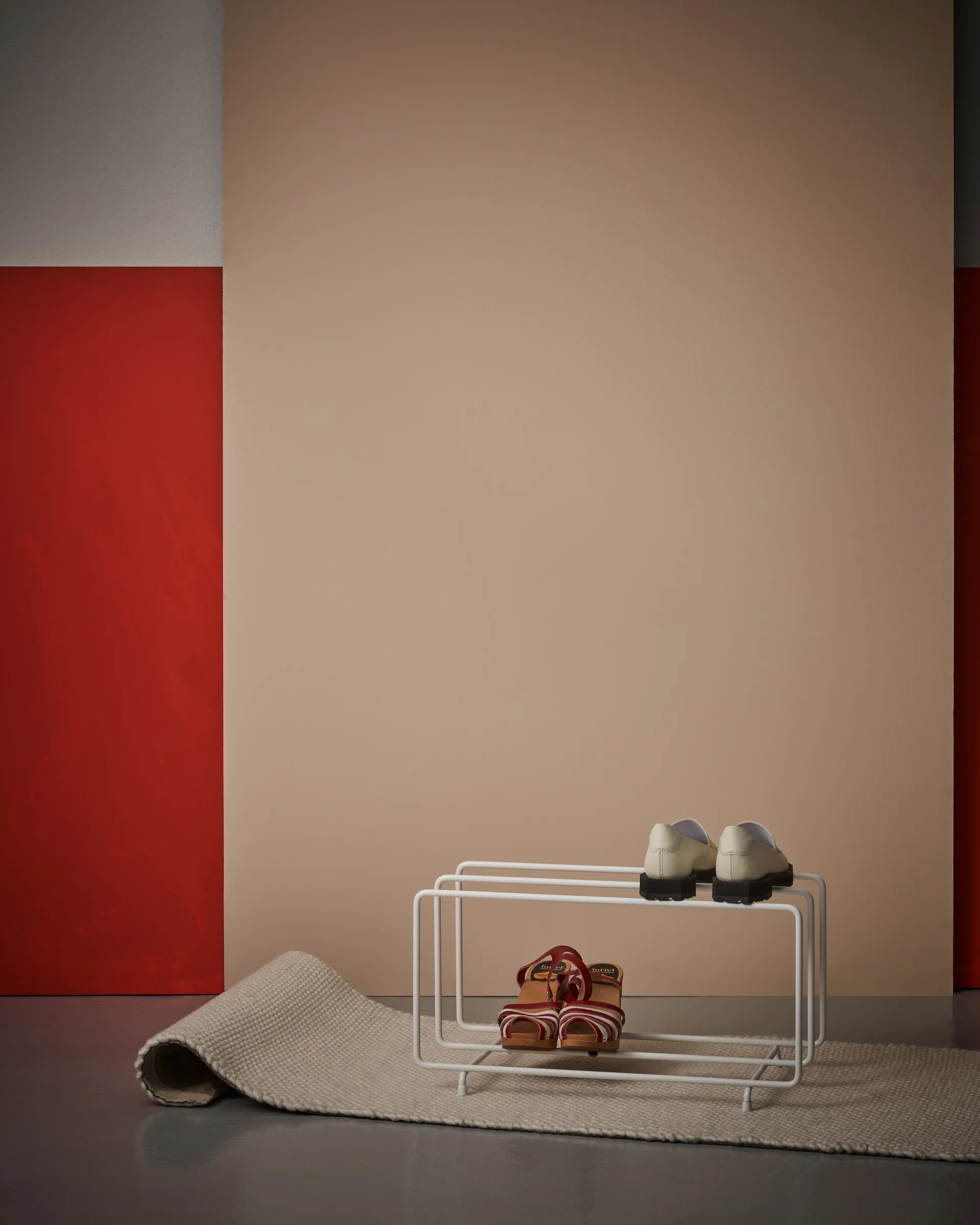 Mixrack skohylla, Vit Maze