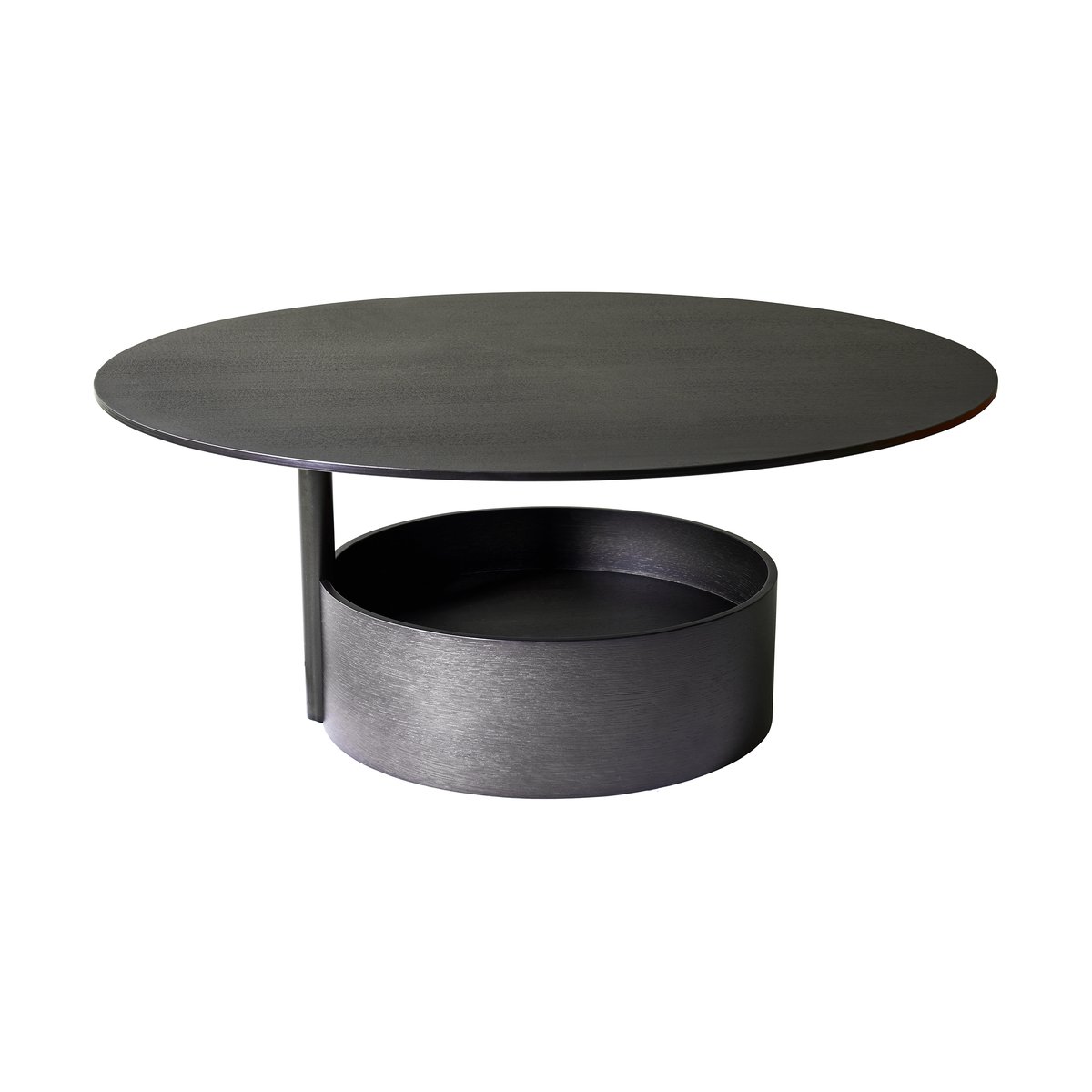 Maze Parasol L soffbord o90 cm Dark stained oak | Skandinavisk Design | Soffbord | Brun