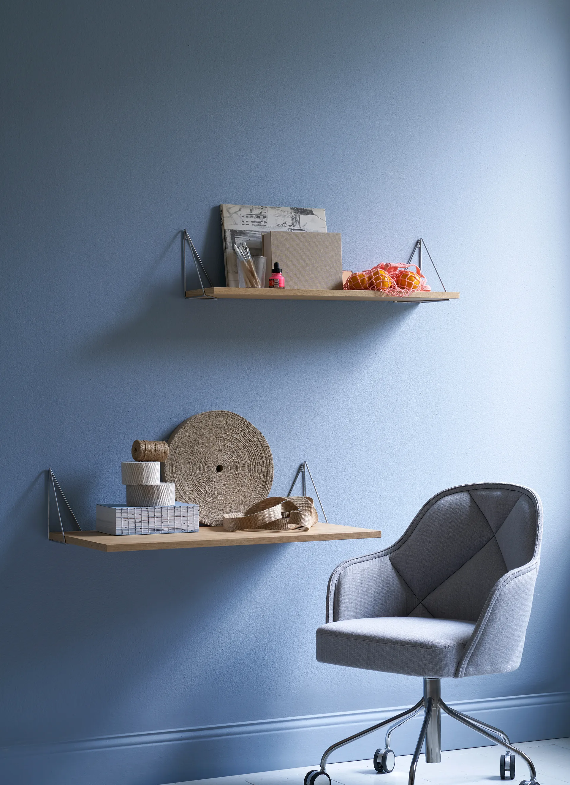 Pythagoras Brackets 2-pack, krom Maze