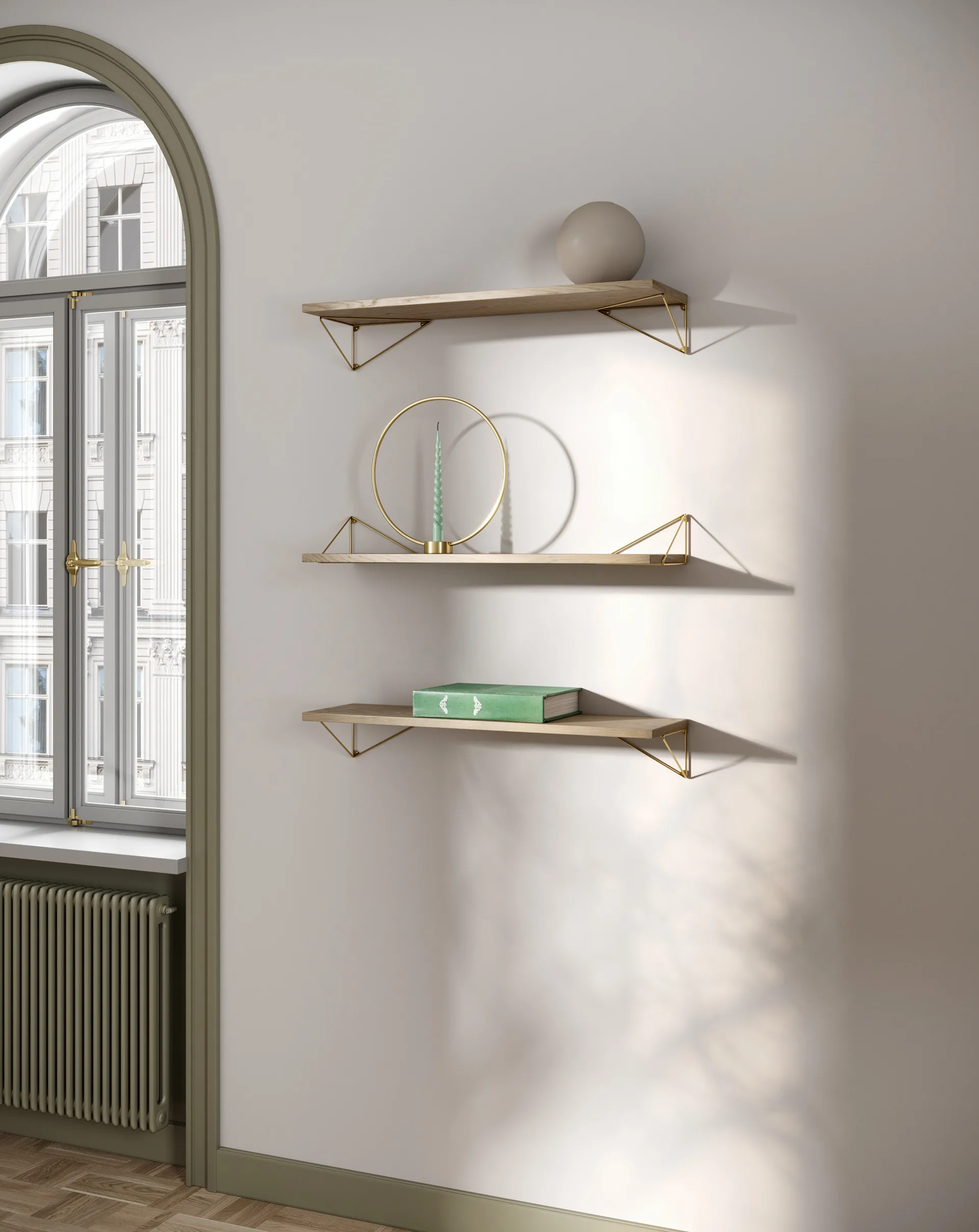 Pythagoras Bundle A hyllsystem ek-mässing Maze