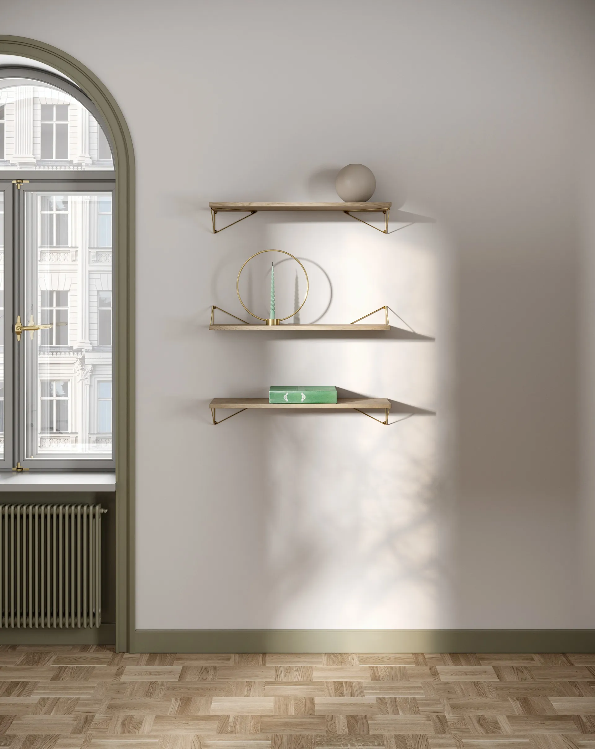 Pythagoras Bundle A hyllsystem ek-mässing Maze