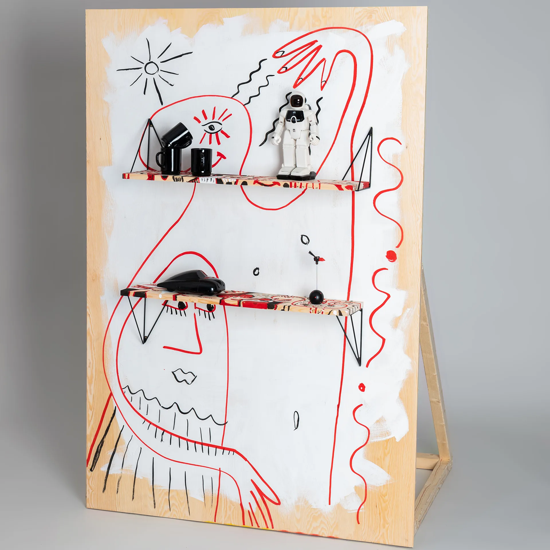 Pythagoras Play hylla, Svart Maze