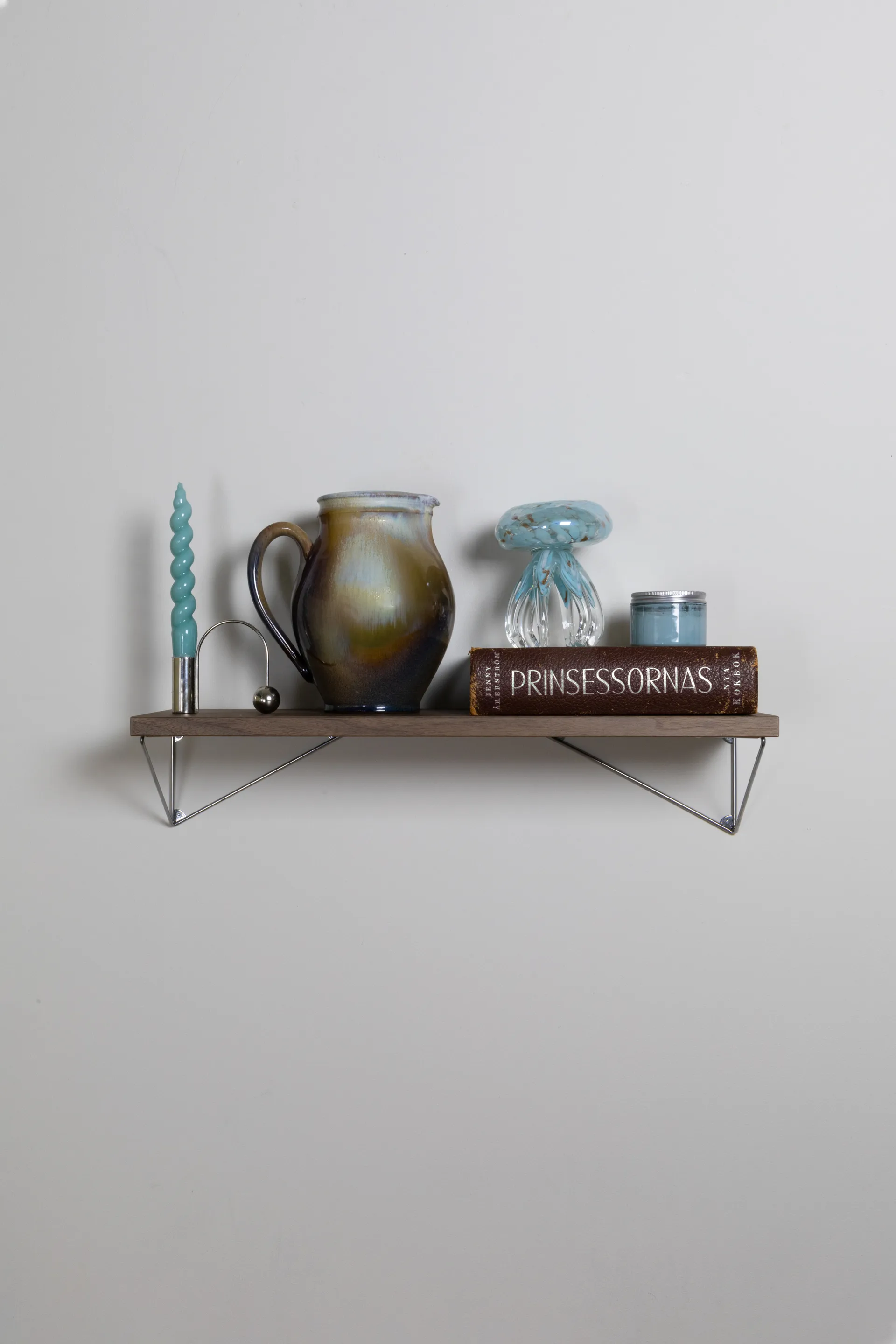 Pythagoras Shelf hyllplan 60 cm, Valnöt Maze