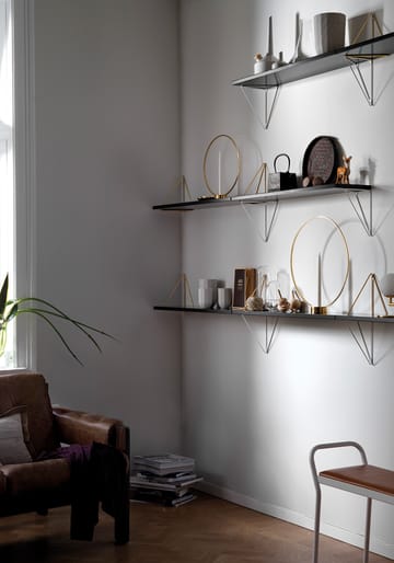 Pythagoras Shelf hyllplan - svart - Maze