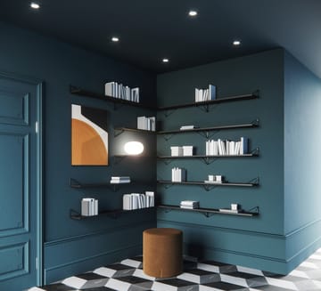 Pythagoras Shelf hyllplan - svart - Maze