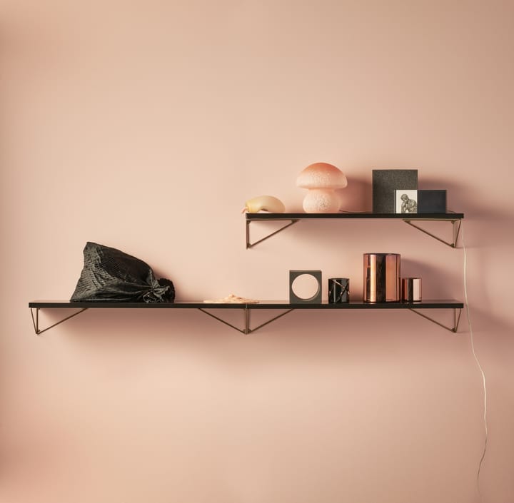 Pythagoras Shelf hyllplan, svart Maze