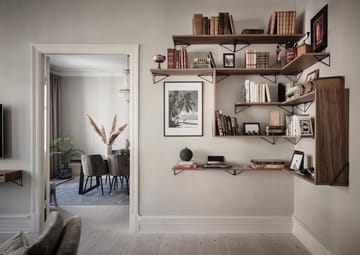 Pythagoras Shelf hyllplan - valnöt - Maze
