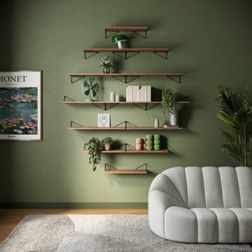 Pythagoras Shelf hyllplan - valnöt - Maze