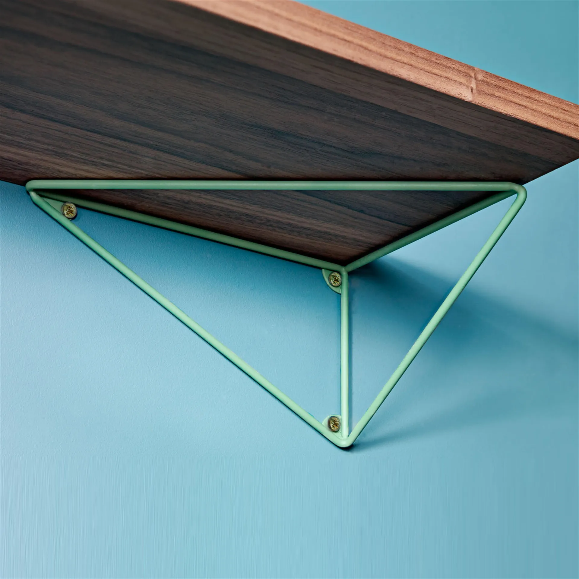 Pythagoras Shelf hyllplan, valnöt Maze