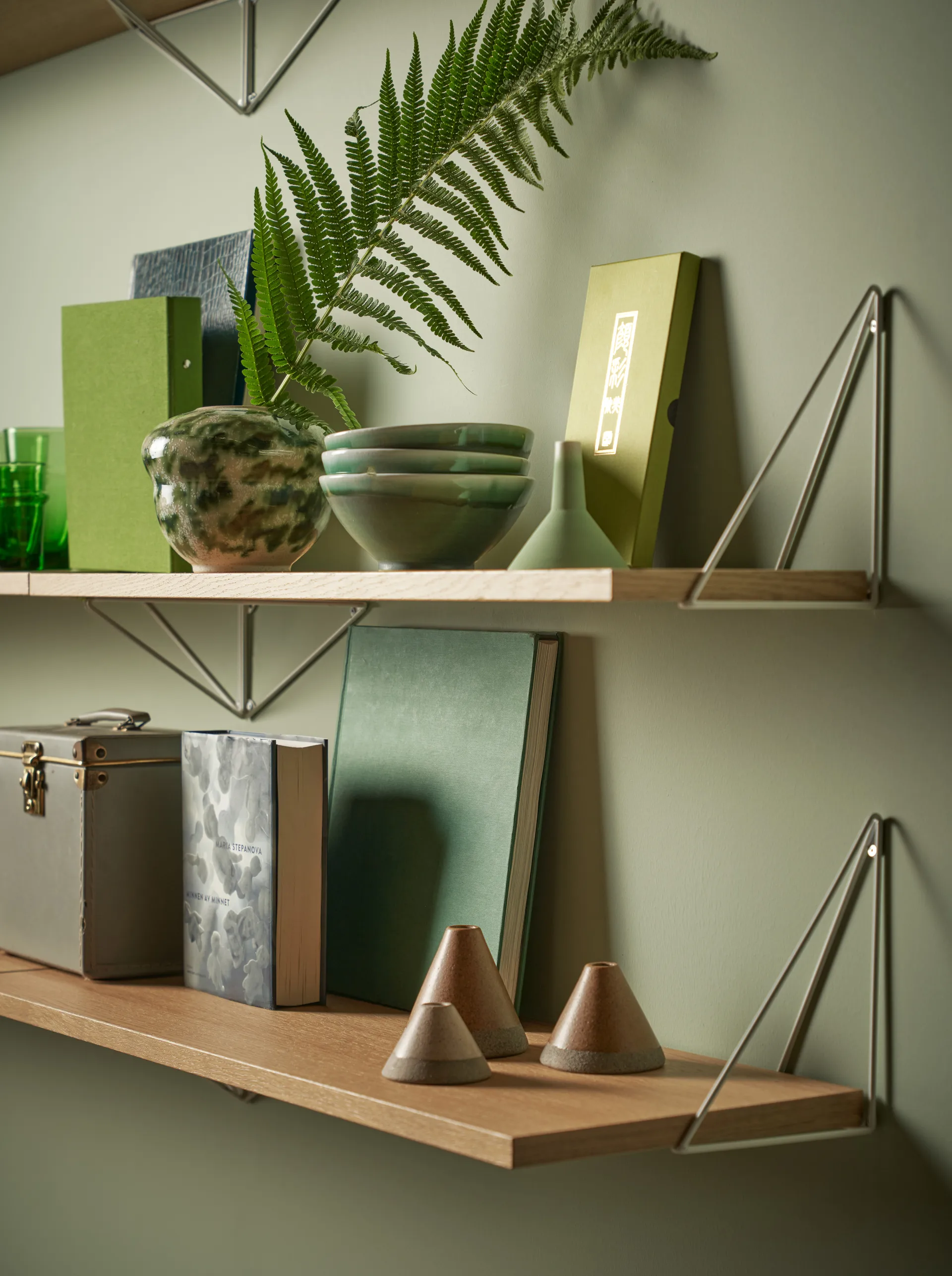 Pythagoras Shelf L hyllplan, ek Maze