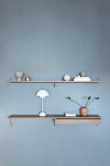 Pythagoras Shelf L hyllplan - Valnöt - Maze