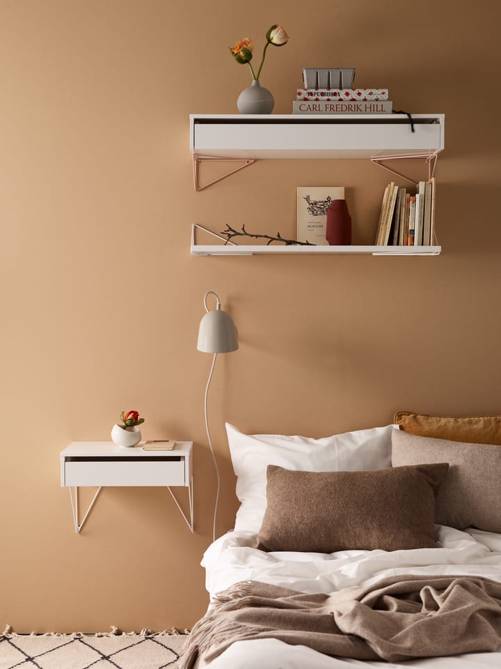 Pythagoras Shelf L hyllplan, vit Maze