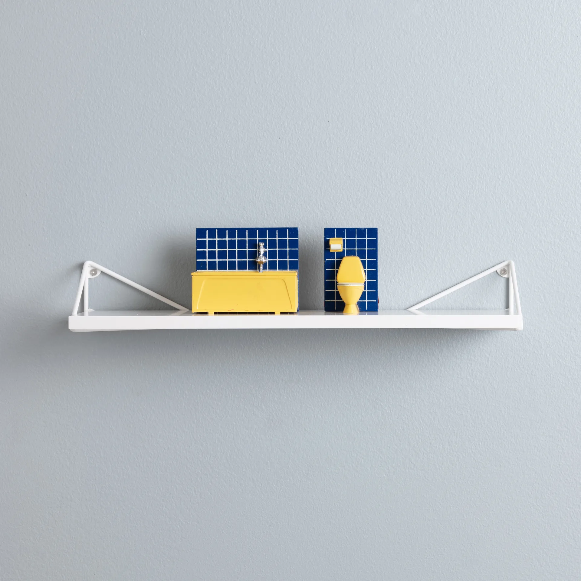 Pythagoras XS hylla, vit Maze