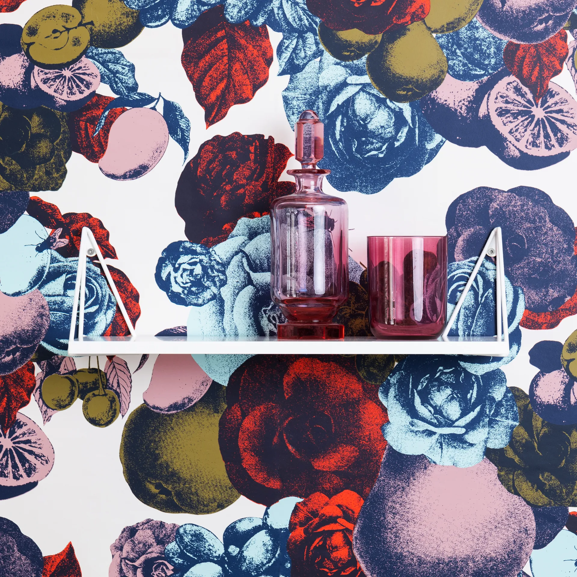 Pythagoras XS hylla, vit Maze