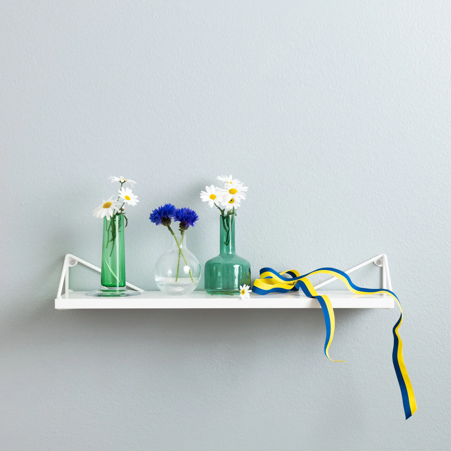 Pythagoras XS hylla, vit Maze