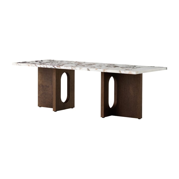 Androgyne loungebord - Dark st. oak-Calacatta viola - MENU