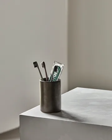 Datura förvaringsmugg Ø8 cm - Mörkgrå - Meraki