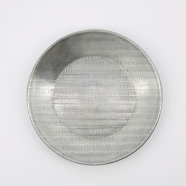 Malva bricka Ø20 cm, Antiksilver Meraki
