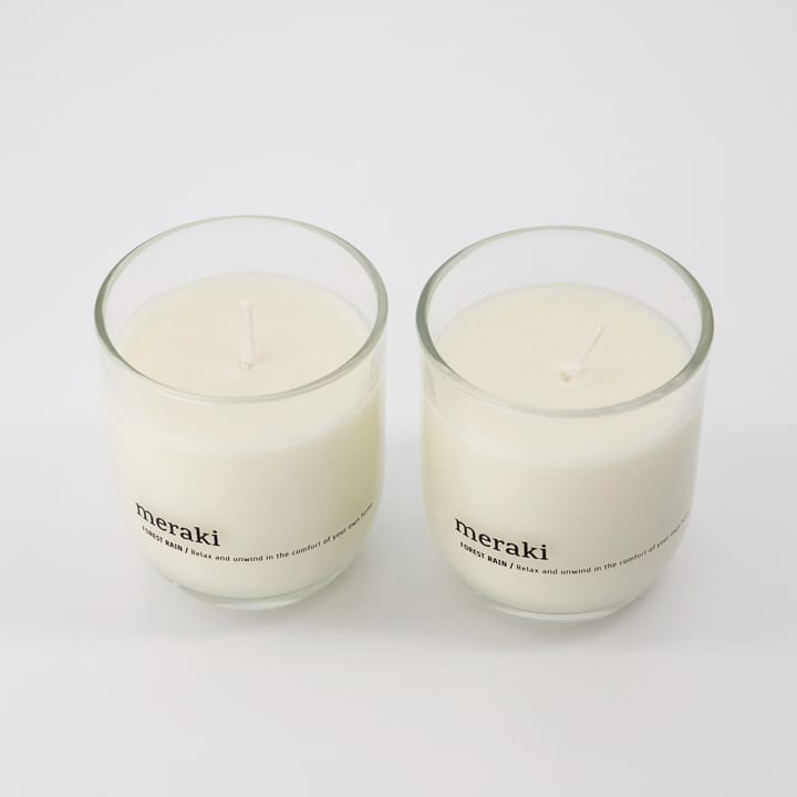 Meraki doftljus 22 timmar 2-pack, Forest rain Meraki