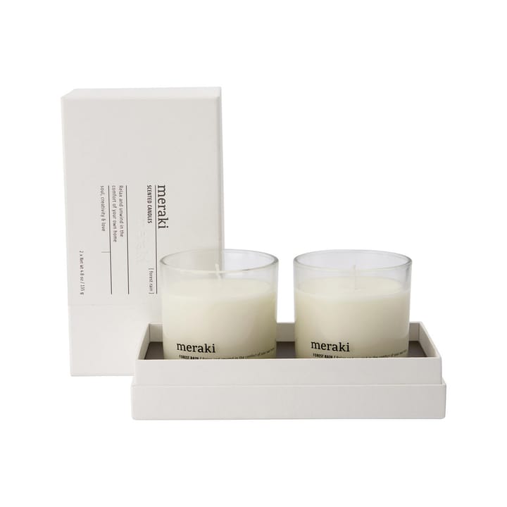 Meraki doftljus 22 timmar 2-pack, Forest rain Meraki