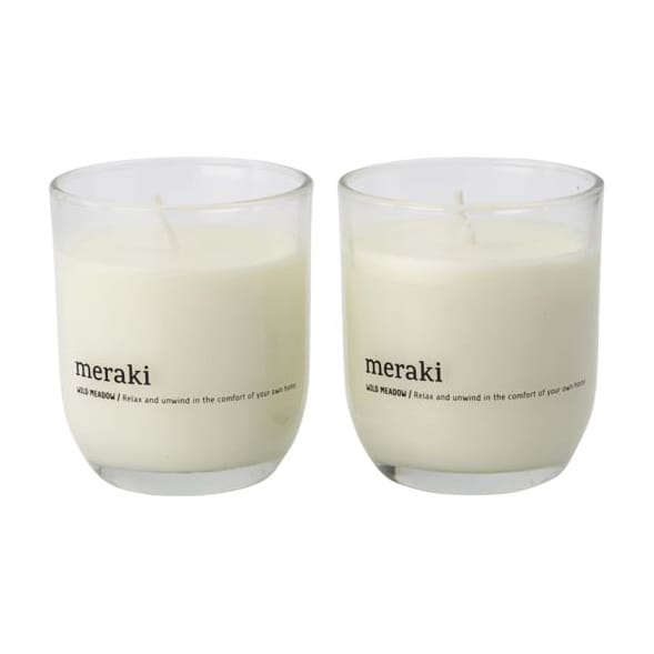 Meraki doftljus 22 timmar 2-pack, Wild meadow Meraki