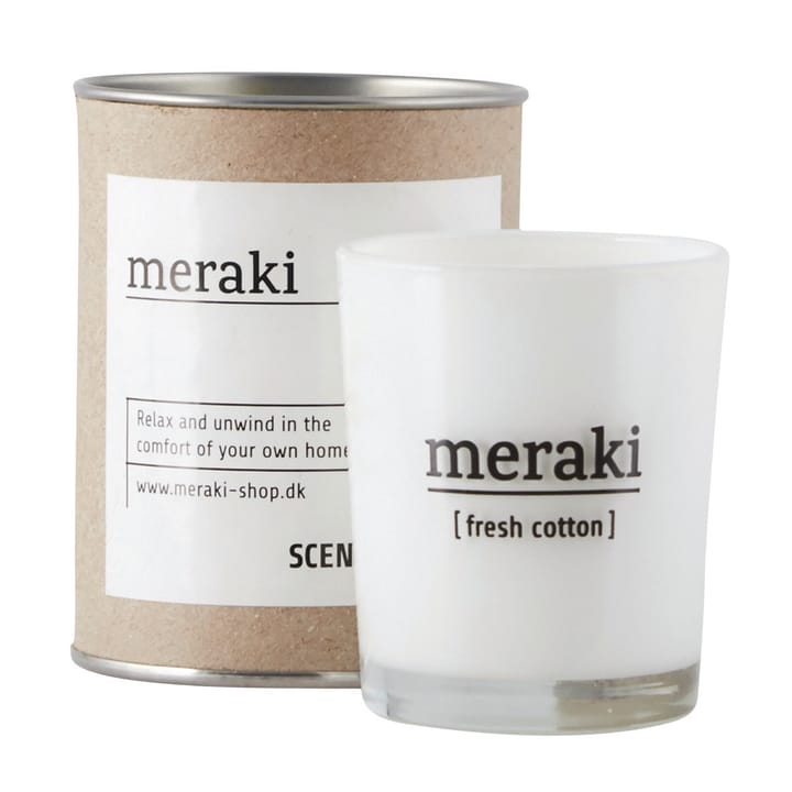 Meraki doftljus 35 timmar - Fresh cotton - Meraki