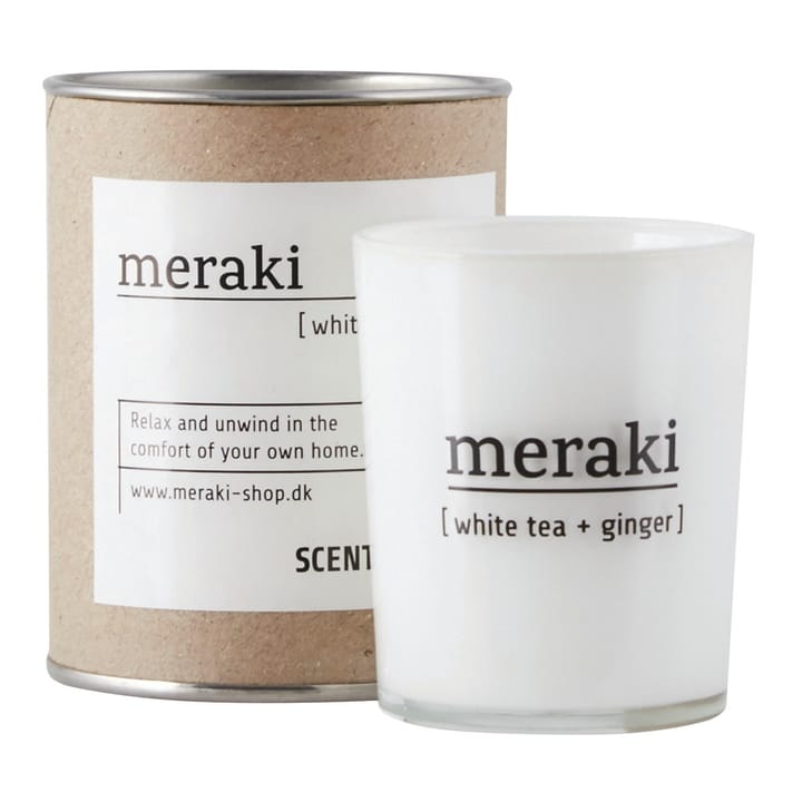 Meraki doftljus 35 timmar - White tea-ginger - Meraki