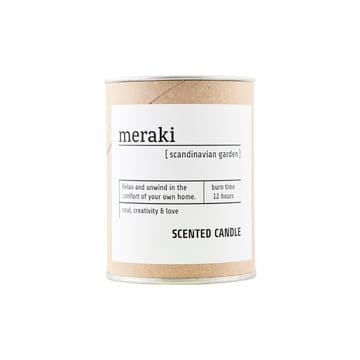Meraki doftljus brunt glas 12 timmar - Scandinavian garden - Meraki