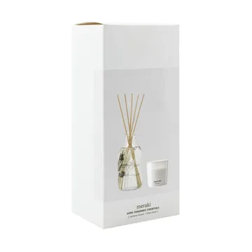 Meraki gåvoset doftpinnar och doftljus - Verbena drizzle-fresh linen - Meraki