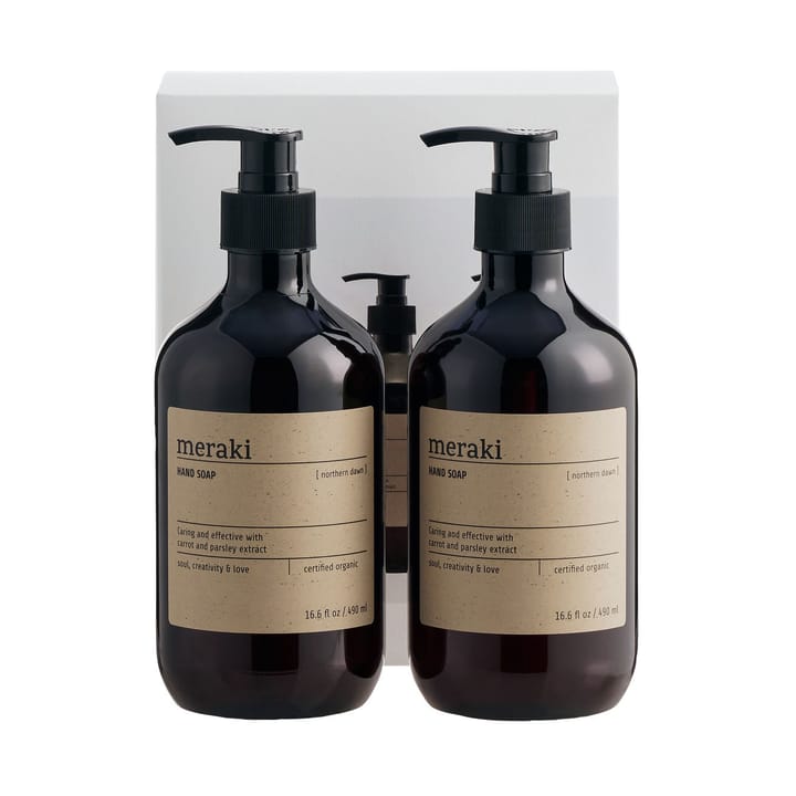Meraki gåvoset handtvål 490 ml 2-pack - Northern dawn - Meraki
