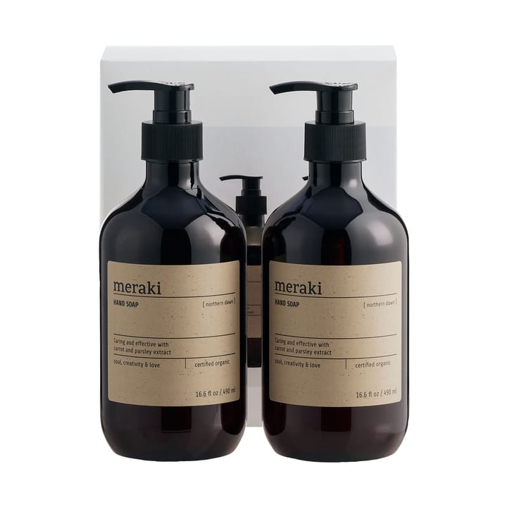 Meraki gåvoset handtvål 490 ml 2-pack - Northern dawn - Meraki