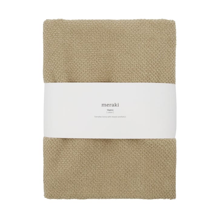 Solid handduk 50x100 cm 2-pack - Safari - Meraki