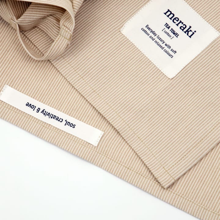 Verum kökshandduk 55x75 cm 2-pack, Off white-safari Meraki