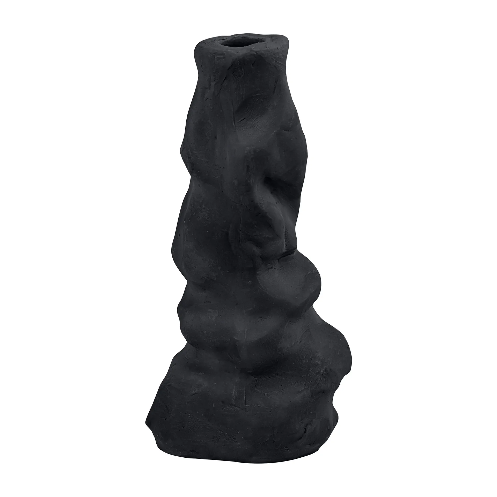 Art Piece Liquid ljusstake large, Black Mette Ditmer