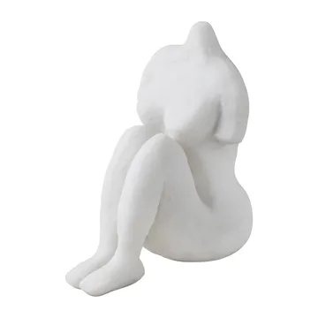 Art piece sittande kvinna 14 cm - Off-white - Mette Ditmer
