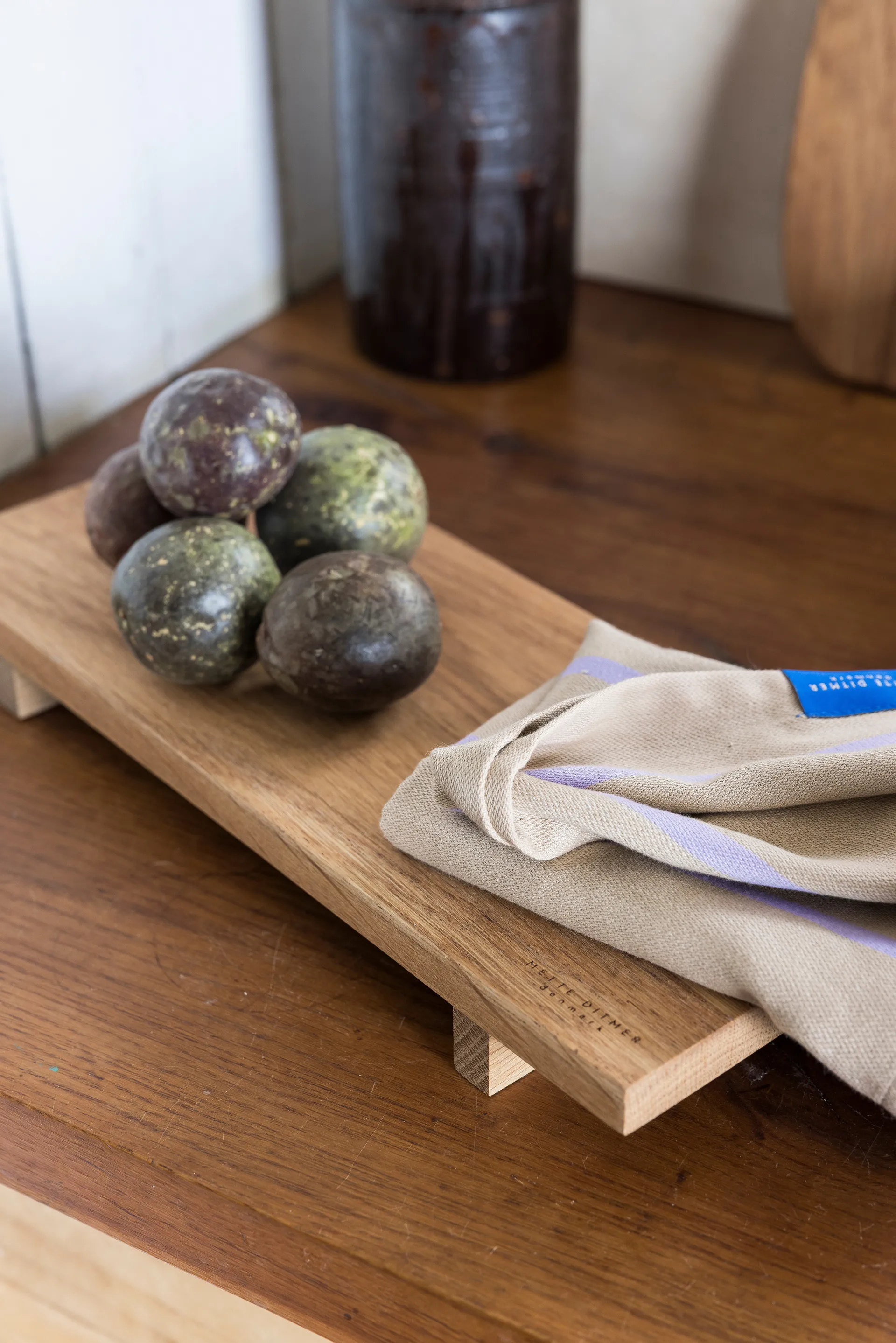 Authentic serveringsbricka, Natural, 15x36 cm Mette Ditmer