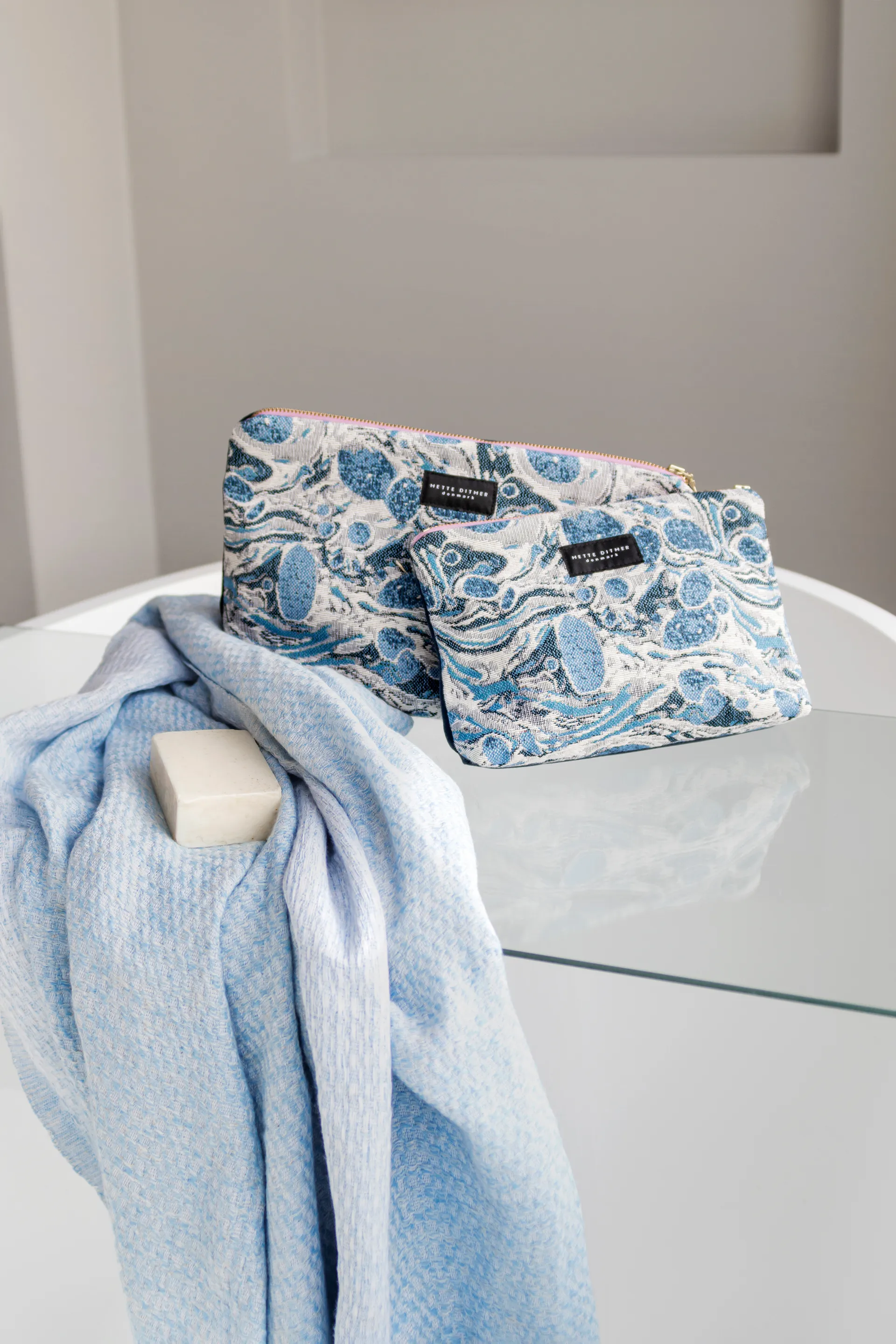 Bodrum badhandduk, Light blue Mette Ditmer