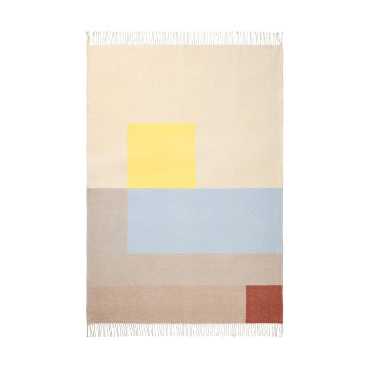 Brick pläd 125x190 cm - Light yellow - Mette Ditmer