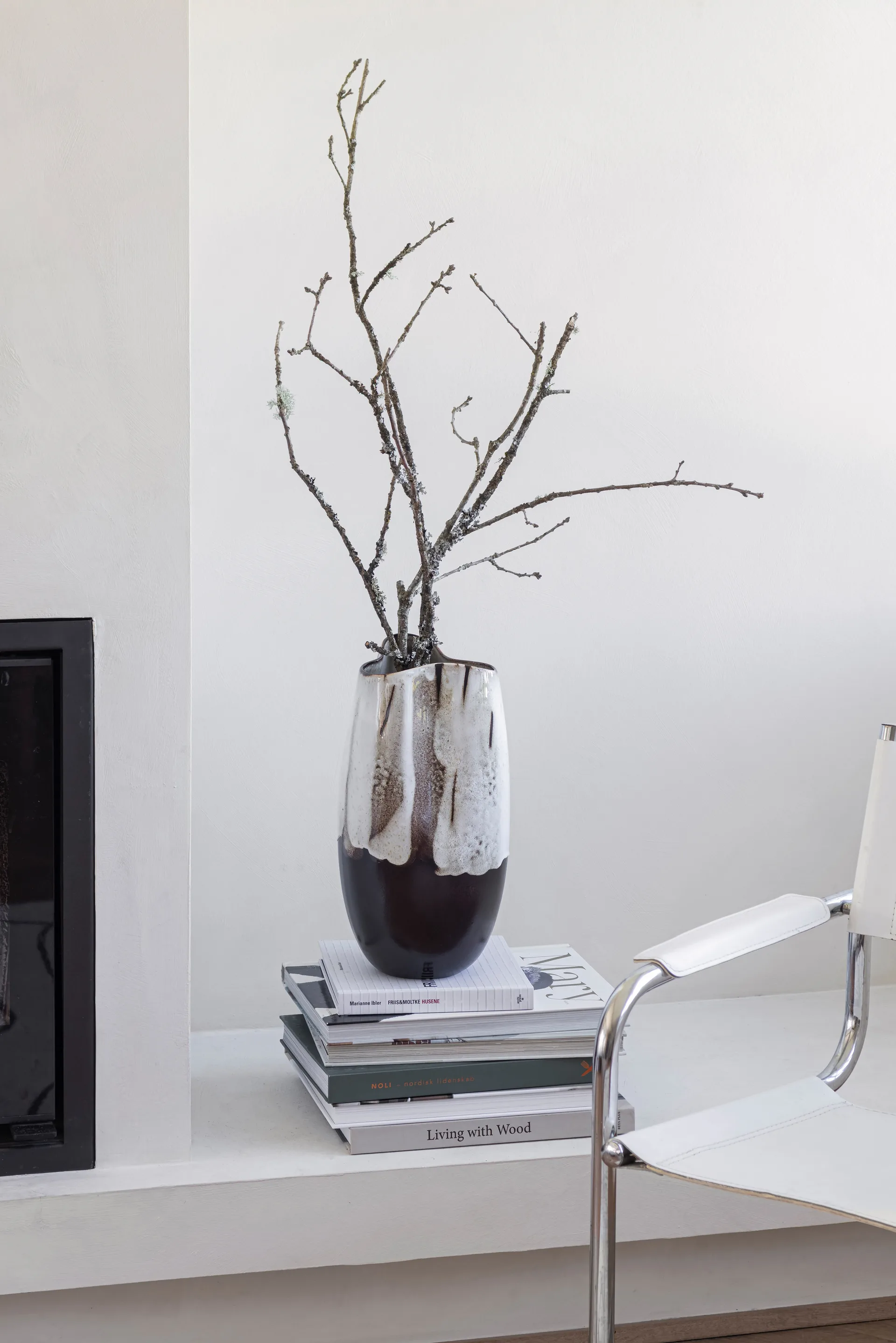 By Hand vas large 38,5 cm, Off-white Mette Ditmer